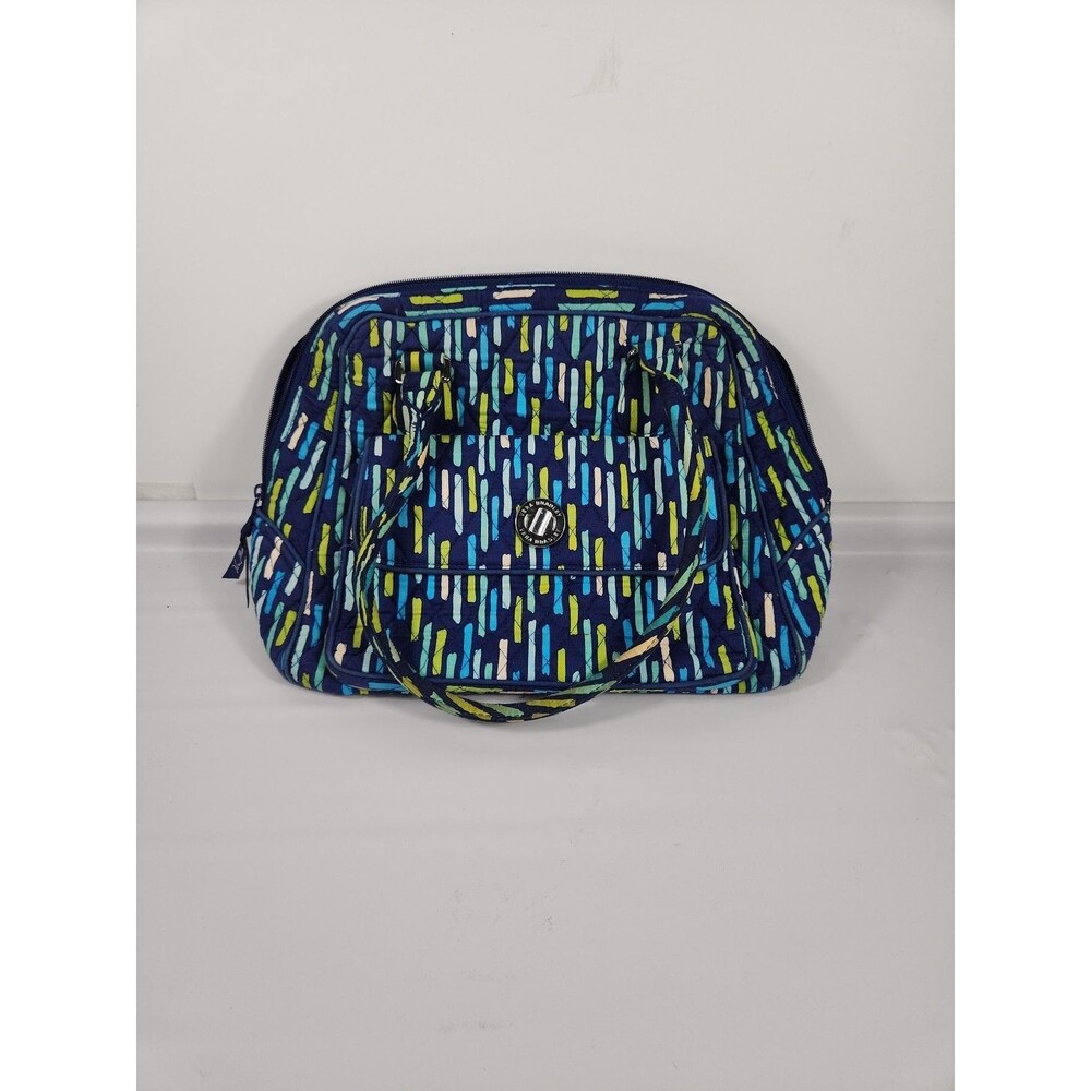 Vera Bradley Katalina showers blue, teal, green and white quilted Purse Bag
